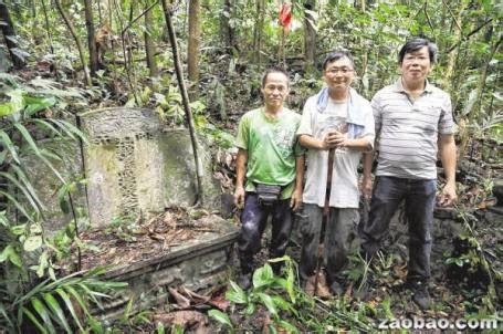 李光耀祖墳|李光耀外家先人四古墓密林中寻获